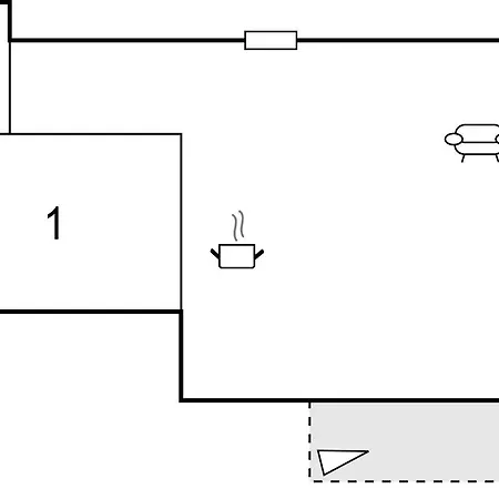 アパート One-bedroom In